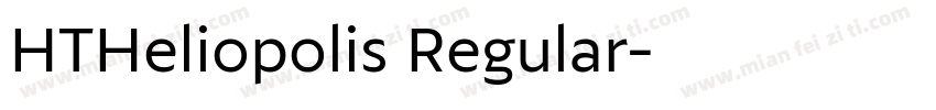 HTHeliopolis Regular字体转换